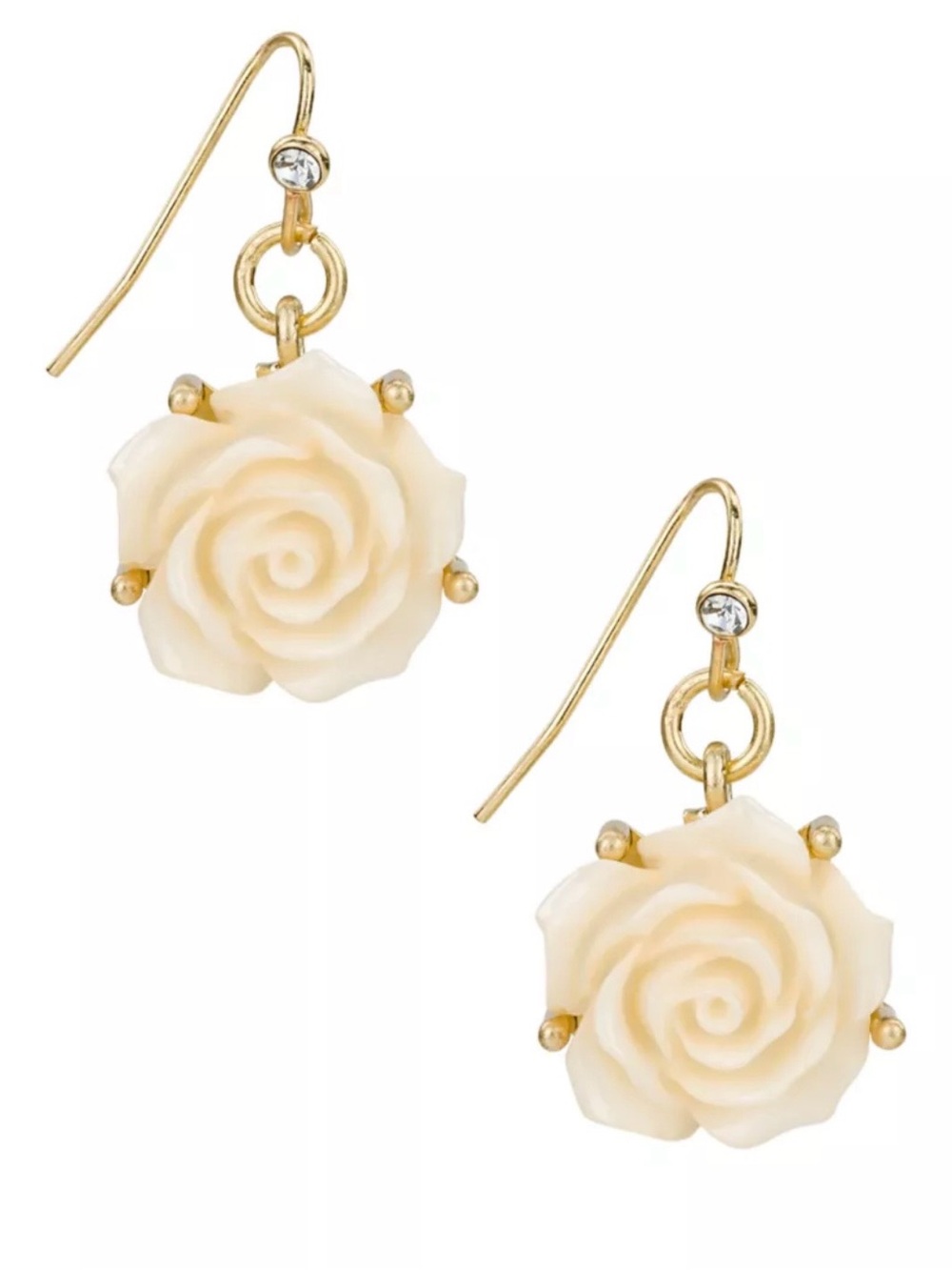 Patricia Nash Rose Drop Earrings